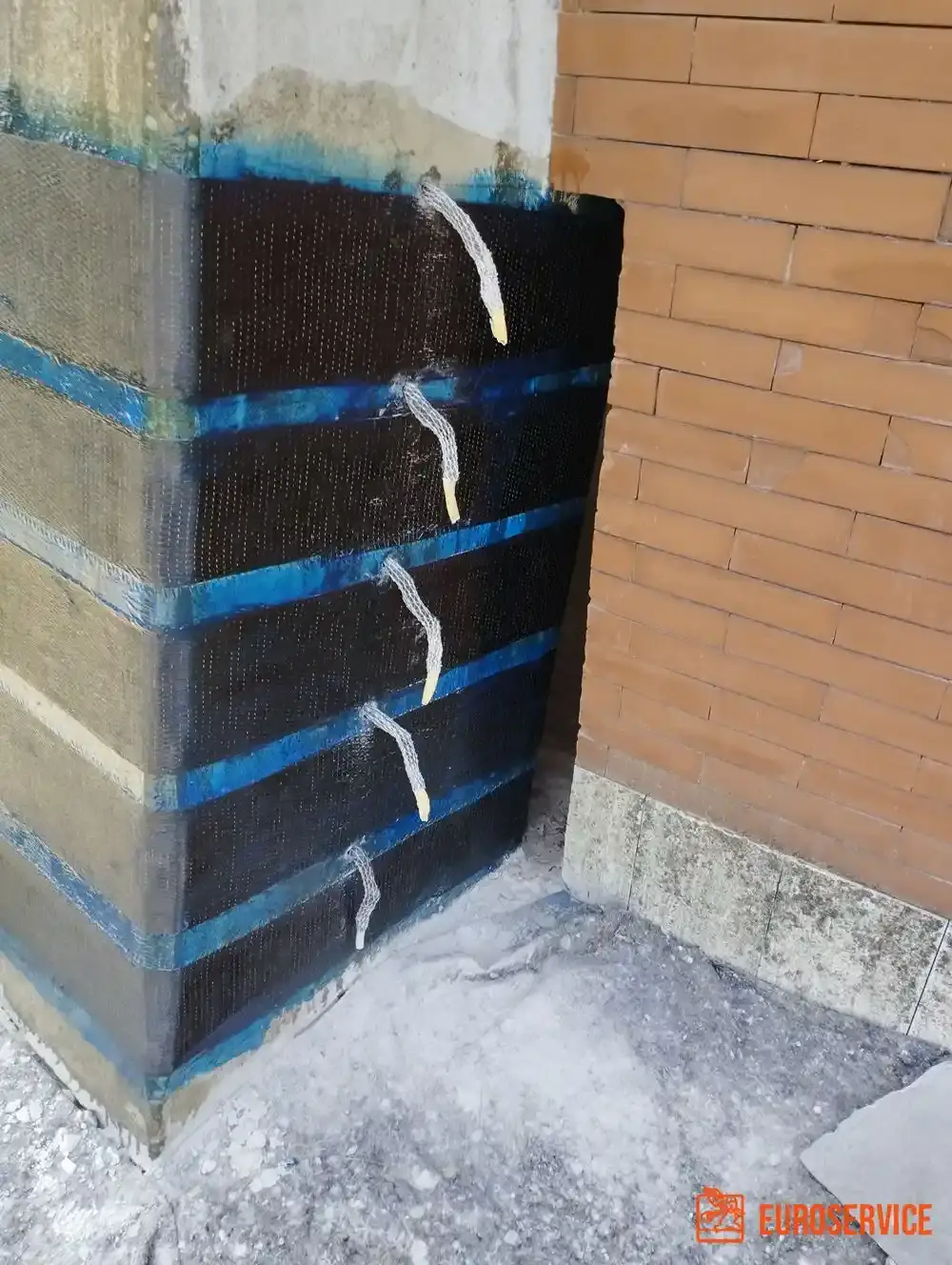 Adeguamento sismico della torre piezometrica – fase di cantiere 5