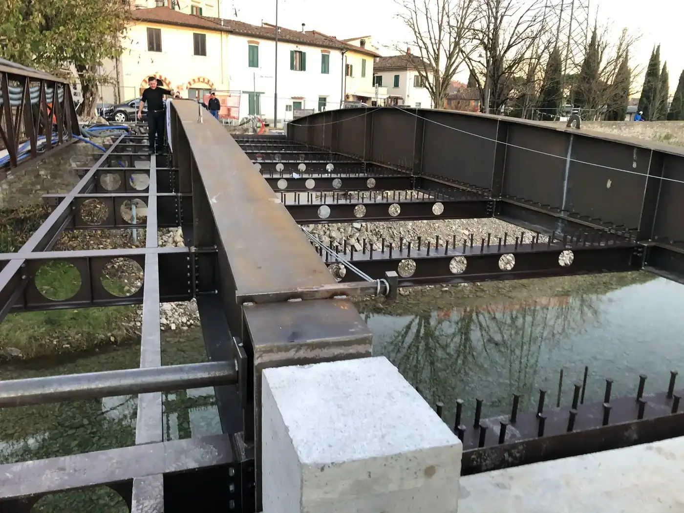 Rifacimento strutturale del ponte di Calenzano