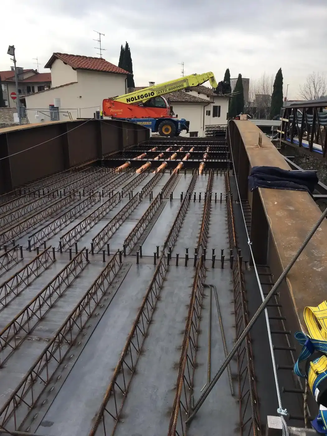 Rifacimento strutturale del ponte di Calenzano – fase di cantiere 4