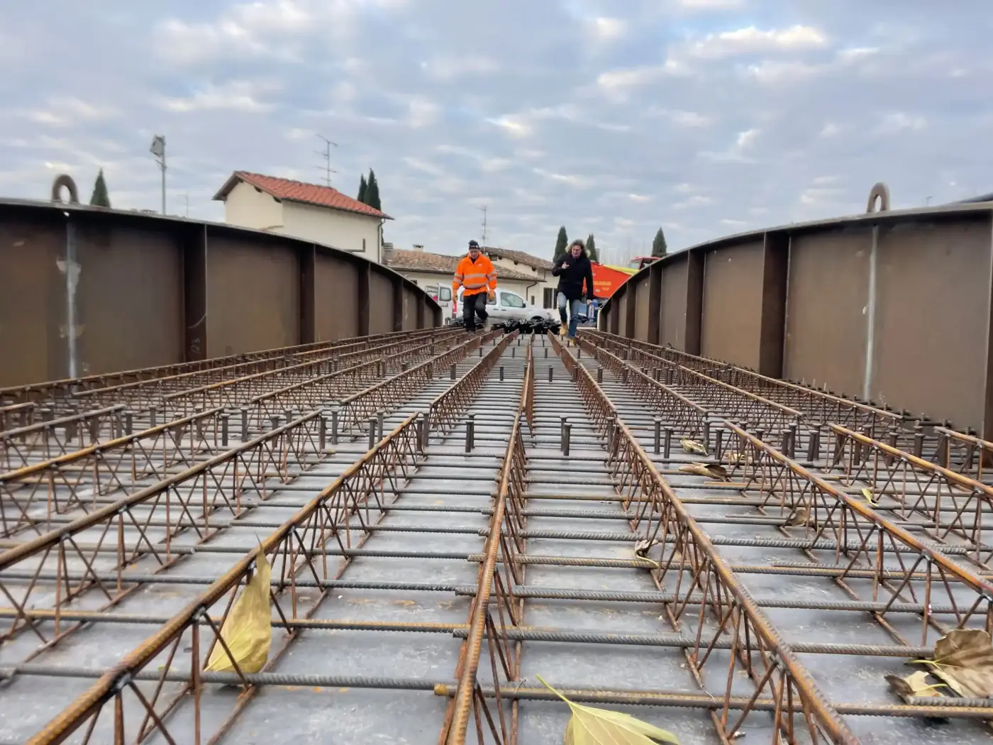 Rifacimento strutturale del ponte di Calenzano – fase di cantiere 5