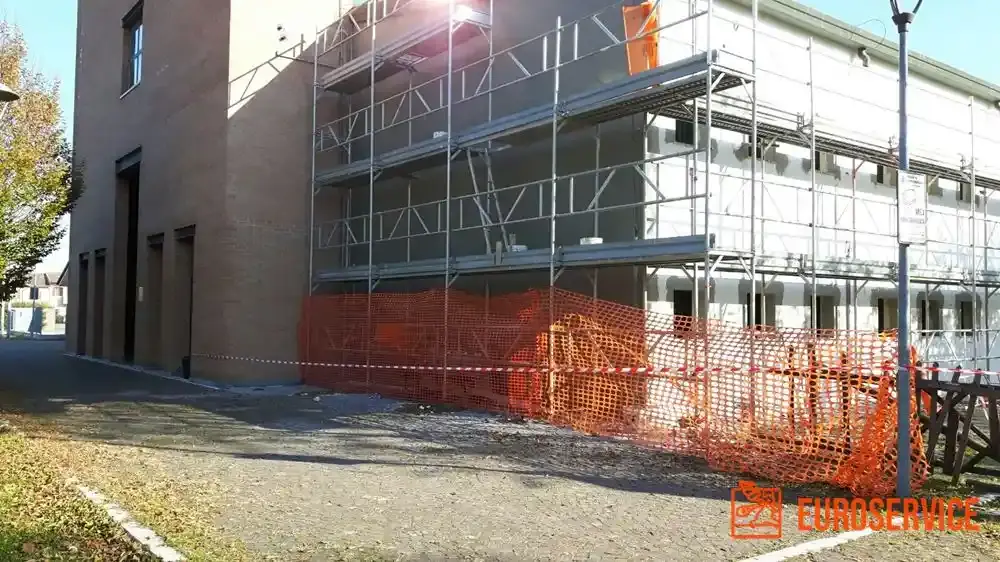 Risanamento delle facciate del palazzetto Prozzolo – fase di cantiere 2