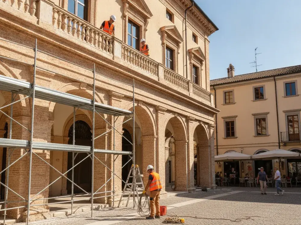Edificio pubblico ristrutturato da Euroservice