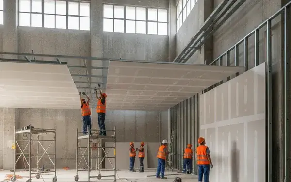 Controsoffitti e contropareti in cartongesso progetto Mose
